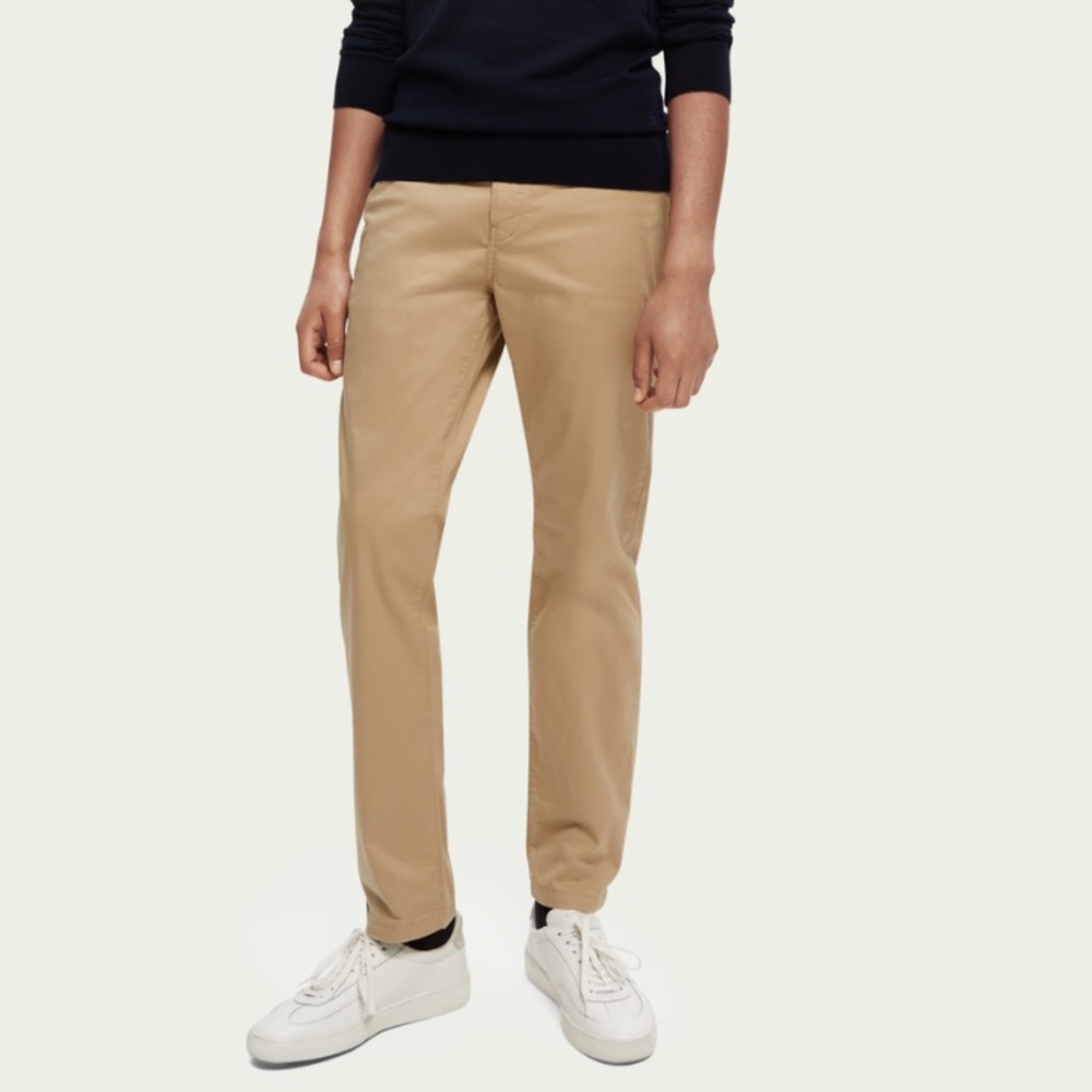 NWT Scotch & Soda “Stuart” Chino Pant, Khaki, 32/33